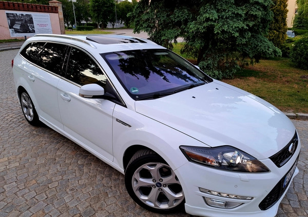 Ford Mondeo cena 40499 przebieg: 215274, rok produkcji 2014 z Chojnów małe 781